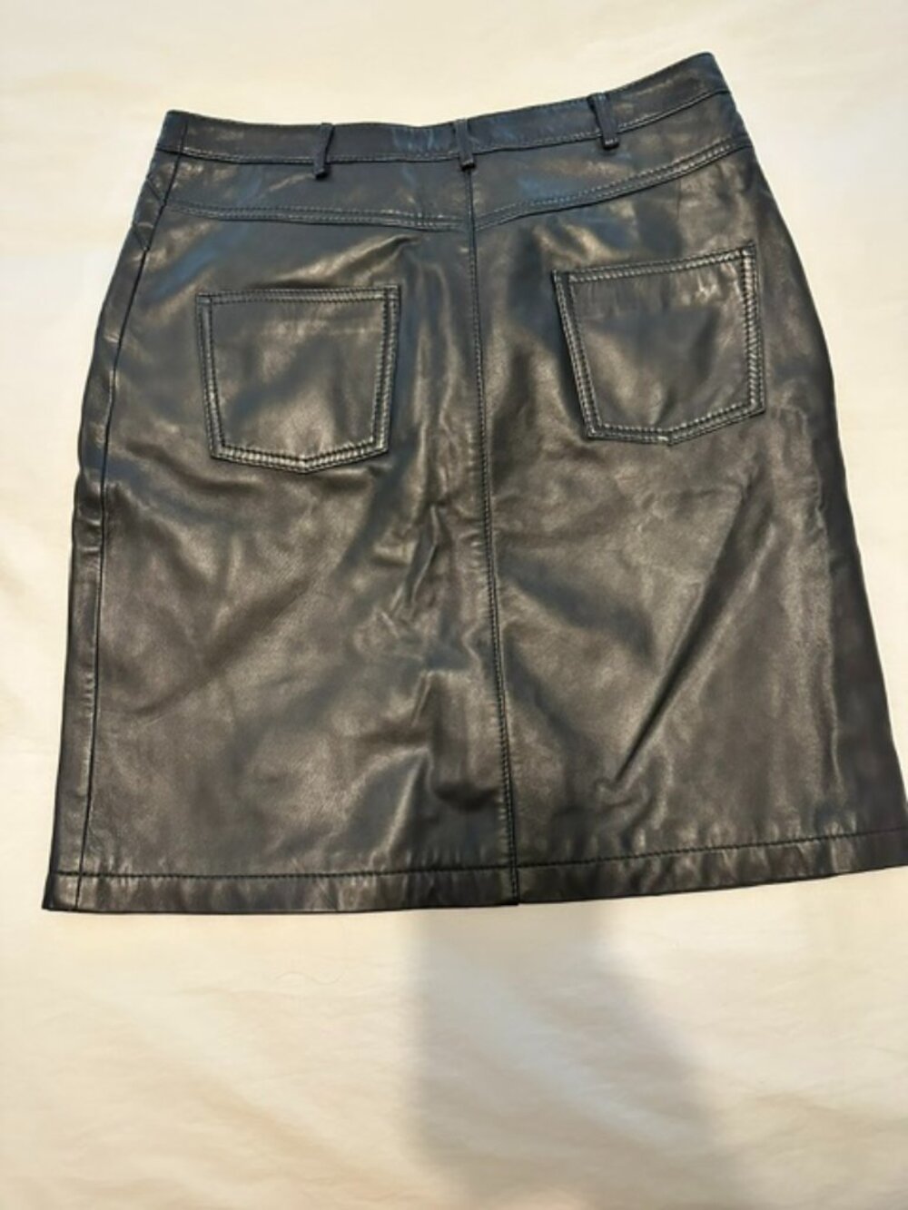 French brand --Curling skirt --lambskin
